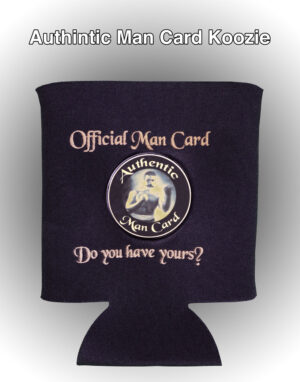 Official Man Card Koozie
